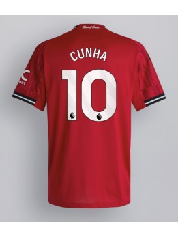 Manchester United Matheus Cunha #10 Replika Hemmakläder 2025-26 Kortärmad